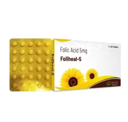 Foliheal Tab Folic Acid 5mg Tablet