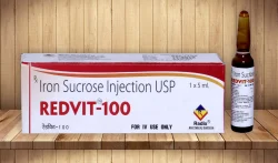 Iron Sucrose 50 Mg Per 2.5 Ml And 100 Mg Per 5 Ml for Iron Deficiency Anemia,Chronic Kidney Diseases Patients
