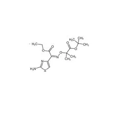 Ethyl (Z)-2- 2-aminothiazol-4-yl)-2-(1-t- butoxycarb nyl-1 methyl)ethoxyiminoacetate