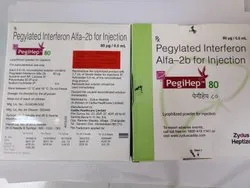 PegiHep 80 Pegylated Interferon Alpha 2B Injection, Zydus Heptiza, 0.5 ml