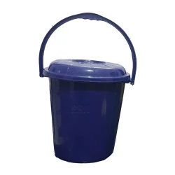 Round Saran HDPE Plastic Dustbin