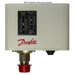 KP35 Danfoss Pressure Switch, Contact Material: Silver, Contact System Type: SPDT