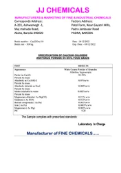 Calcium Chloride Granular Prills, 10043-52-4, CaCl2