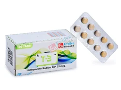 T3 Liothyronine Sodium B.p 20mcg Tablets, 25 mcg