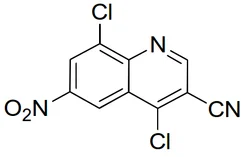 4,8-Dichloro-6-Nitro-Quinoline-3-Carbonitrile, 97%