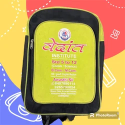 Polyester Printed Tuition Classes Bags
