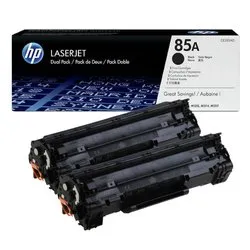 Laser Printer HP 85A Black Original LaserJet Toner Cartridge, Full