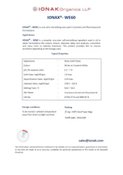 Emulsifying Wax - Non-ionic, Packaging Size: 25 kg