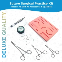 Absorbable White Suture Training Pad, 11-0