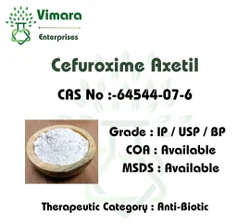 Cefuroxime Axetil API Powder USP
