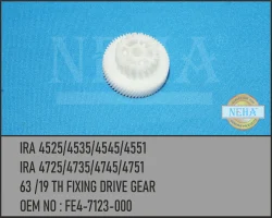 CANON 63/19 TH Fixing Drive Gear FE4-7123-000