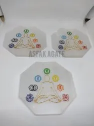 3 Inch A66 Selenite 7 Chakra Budhdha