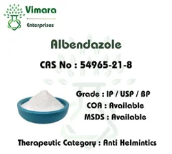 Albendazole API Powder USP, 25 kg