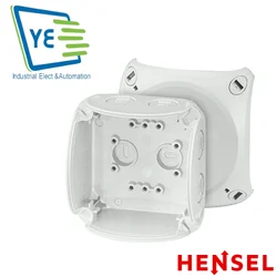 6 Way HENSEL Cable junction boxe (93 x 93 x 62mm)