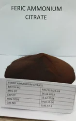 Ferric Ammonium Citrate FE 21%, Brown, 25kg bag