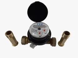 1/2 inch Size Domestic Single Jet Water Meter, Warranty: 1 Year