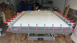Mechanical Clamp Type Screen stretching Machine, Capacity: 25 Screens