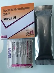 Amoxicillin And Potassium Clavulanate Tablets 625, Packaging Type: Alu Alu, Packaging Size: 2 X 10tabs