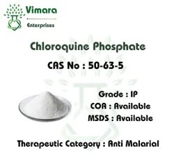 Chloroquine Phosphate API Powder IP, 25Kg, Greater than 99%