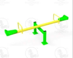 Iron 2 Seater Seesaw, in Outdoor, Size: 8' * 4' * 3'