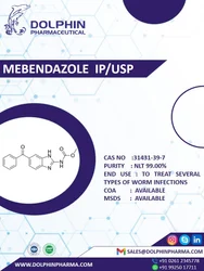 Mebendazole Powder Antihelminthic Agent