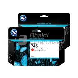 HP 745 130-ml DesignJet Chromatic Red Ink Cartridge, F9K00A