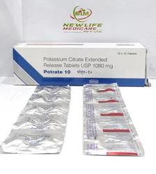 Potassium Citrate EXTENDED RELEASE 1080 MG POTRATE 10, Pharma Grade, 99%