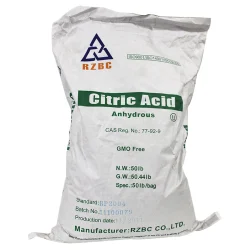 Citric Acid Anhydrous, Packaging Type: PP Bags, Packaging Size: 25 Kg