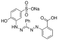 Dark Bluish Violet Powder Zincon Sodium Salt (CAS Number: 62625-22-3), Packaging Type: Bottle