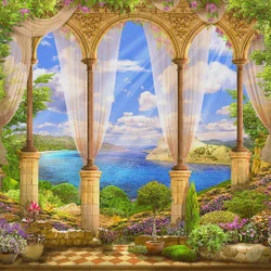 Polyester Printed Exclusive 3D Digital Sidewall Designs for Spectacular Tent Events