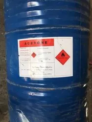 Industrial Grade Acetone Solvent, > 99%, Drum