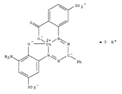 Copper Formazone Blue Of 4-sulfo Anthranilic Acid