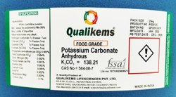 Potassium Carbonate Anhydrous Food Grade