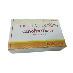 Itraconazole (200mg) Canditral 200mg Capsule 10s, 10 Capsules In 1 Strip, Treatment: Treatment Of Fungal Infections