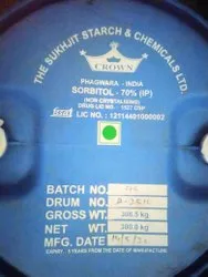 Crown (Sukhjit) Sorbitol (IP) 70%, For Food & Pharmaceuticals, Grade: Food Grade