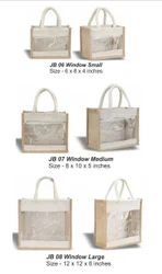 natural JB 06Jute Shopping Bags