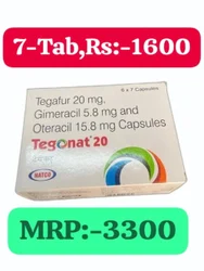 Tegonat 20, Packaging Size: 7*10 Capsules, Strength: 100 mg/224 mg