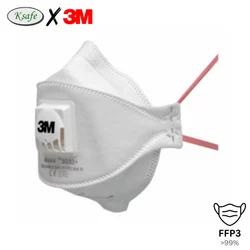 Number of Layers: 4 3M 9332+ Aura FFP3 Particulate Respirator