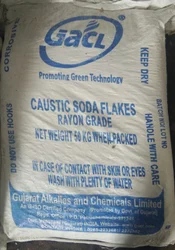 Technical Grade Caustic Soda Flakes, 50 Kg Bag, 99%