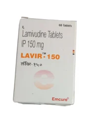 Lamivudine 150 Mg Tablets, Emcure Pharmaceuticals Ltd, 1 X 60 Tablet