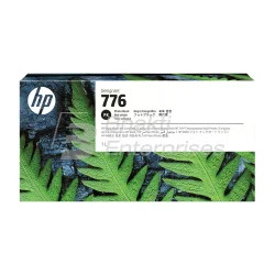 HP 776B 1 liter Photo Black Ink Cartridge (1XB16A), Page Yield: 1000 Pages