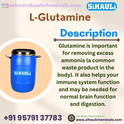 L-Glutamine (Amino Acid) Manufacturers, Suppliers, Exporters From Vasai Mumbai India