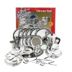 51 Pieces Stainless Steel Dinner Set