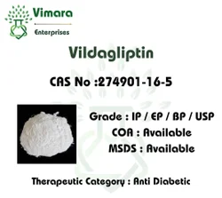 Vildagliptin API Powder USP, Greater than 99%
