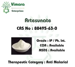 Artesunate API Powder IP, Greater than 99%