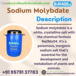 Sodium Molybdate chemicals Manufacturers, Suppliers, Exporters From Vasai Mumbai India