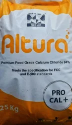 94% CALCIUM CHLORIDE ALTURA FOOD GRADE, 25 kg, Bag