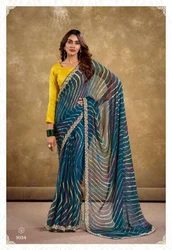 chunari vol 2 by stavan chiffon new trendy design saree wholesaler, Party Wear