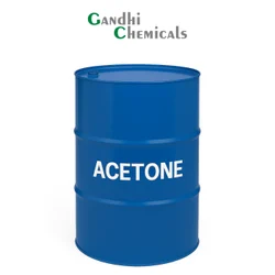 Liquid Acetone solvent, >99%, 200 L Drum