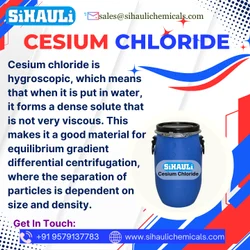 Cesium Chloride Cas 7647 17 8 Manufacturers, Suppliers, Exporters From Vasai Mumbai India